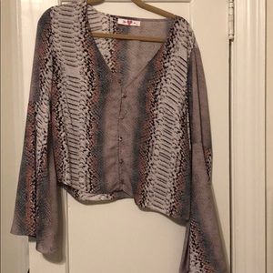 Buddy Love bell sleeve top